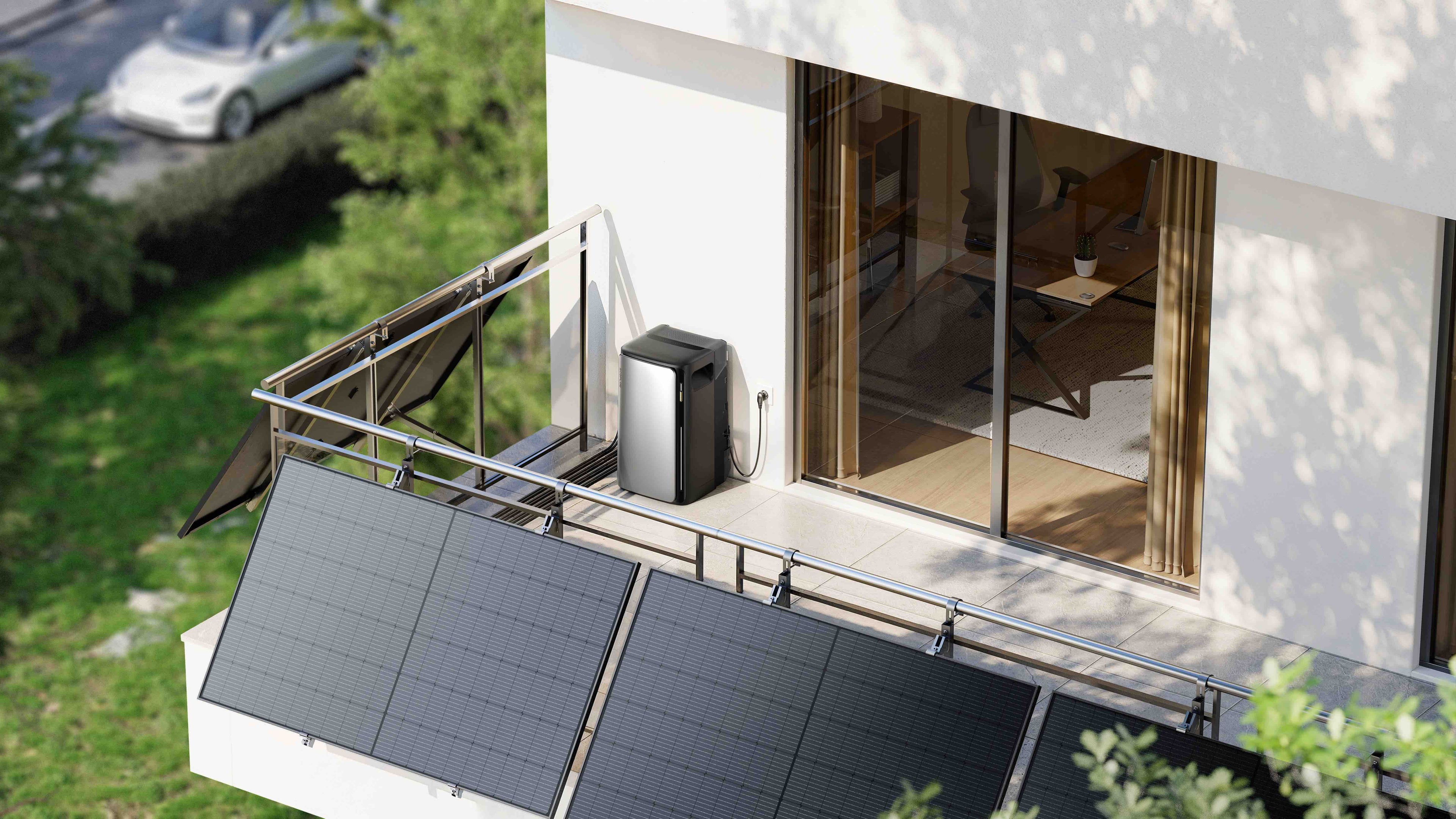 EcoFlow Stream Ultra - Balkon-Energie