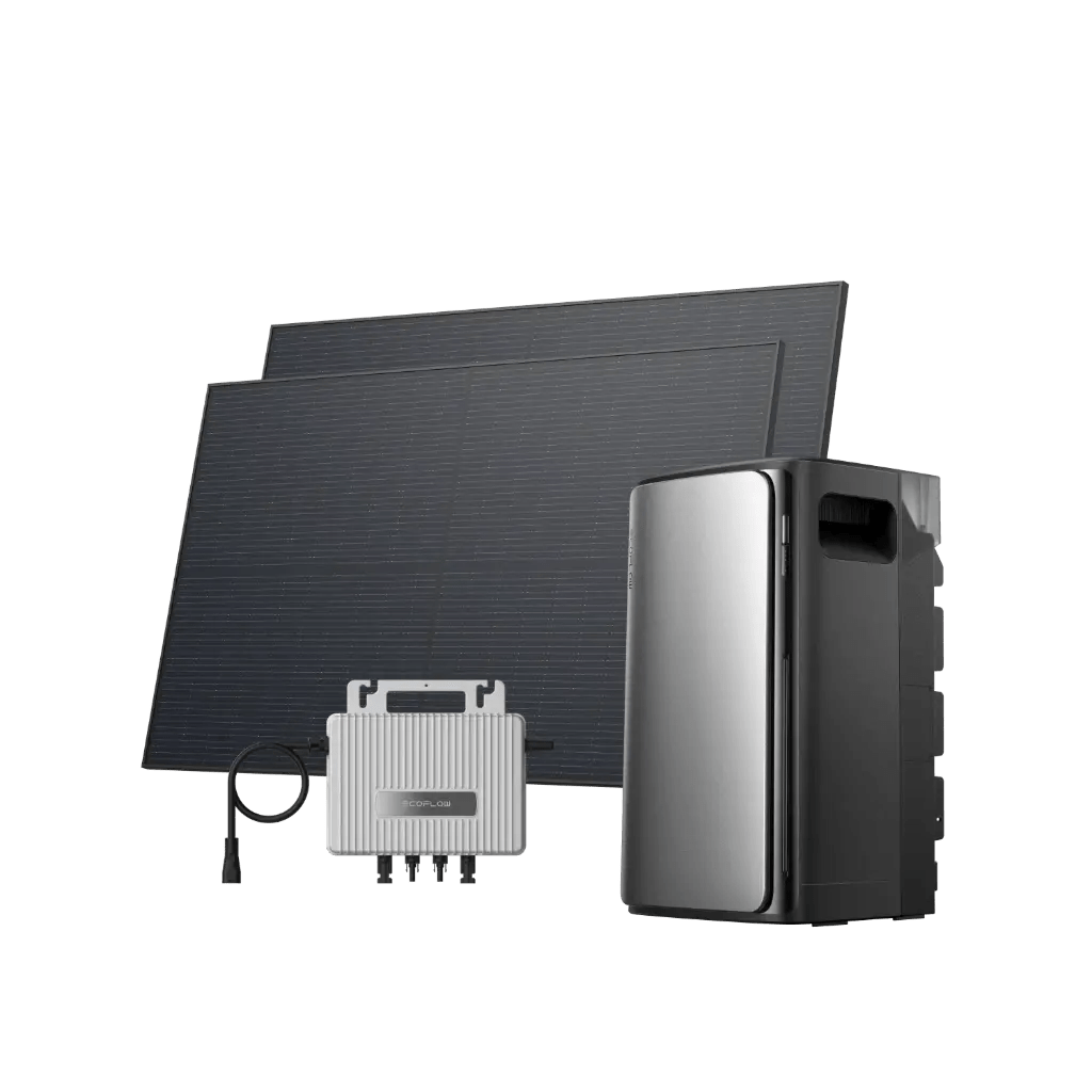 EcoFlow Balkon - Solarkit 800W – Komplettanlage mit 1,92 kWh Akku und 2×450W Modulen - Balkon - Energie