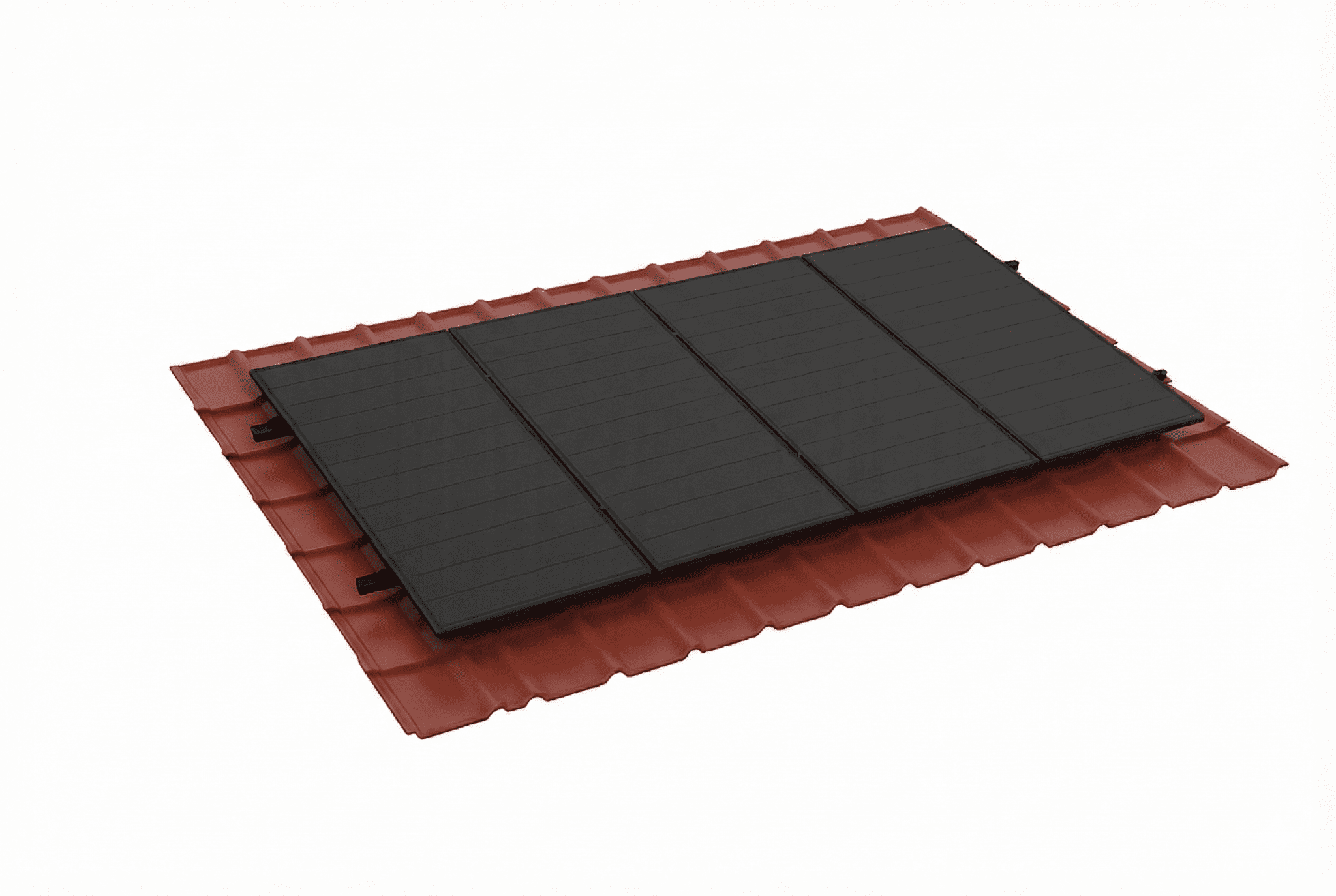 EcoFlow Stream Ultra 2 kWp – Ziegeldachunterkonstruktion Komplettset mit Speicher - Balkon - Energie