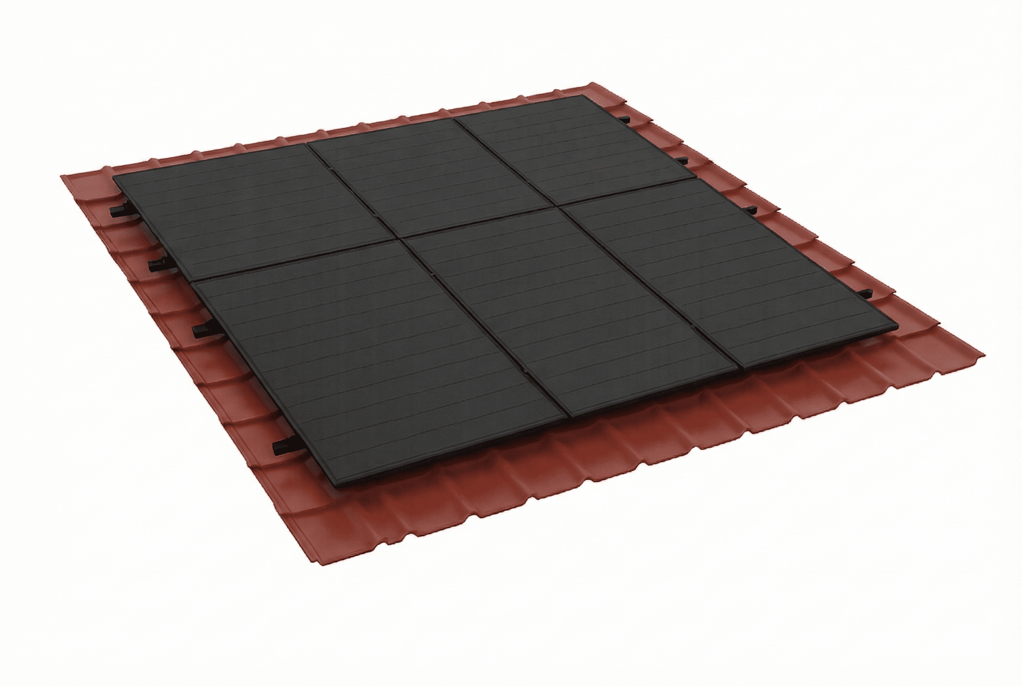 EcoFlow Stream Ultra 2 kWp – Ziegeldachunterkonstruktion Komplettset mit Speicher - Balkon - Energie